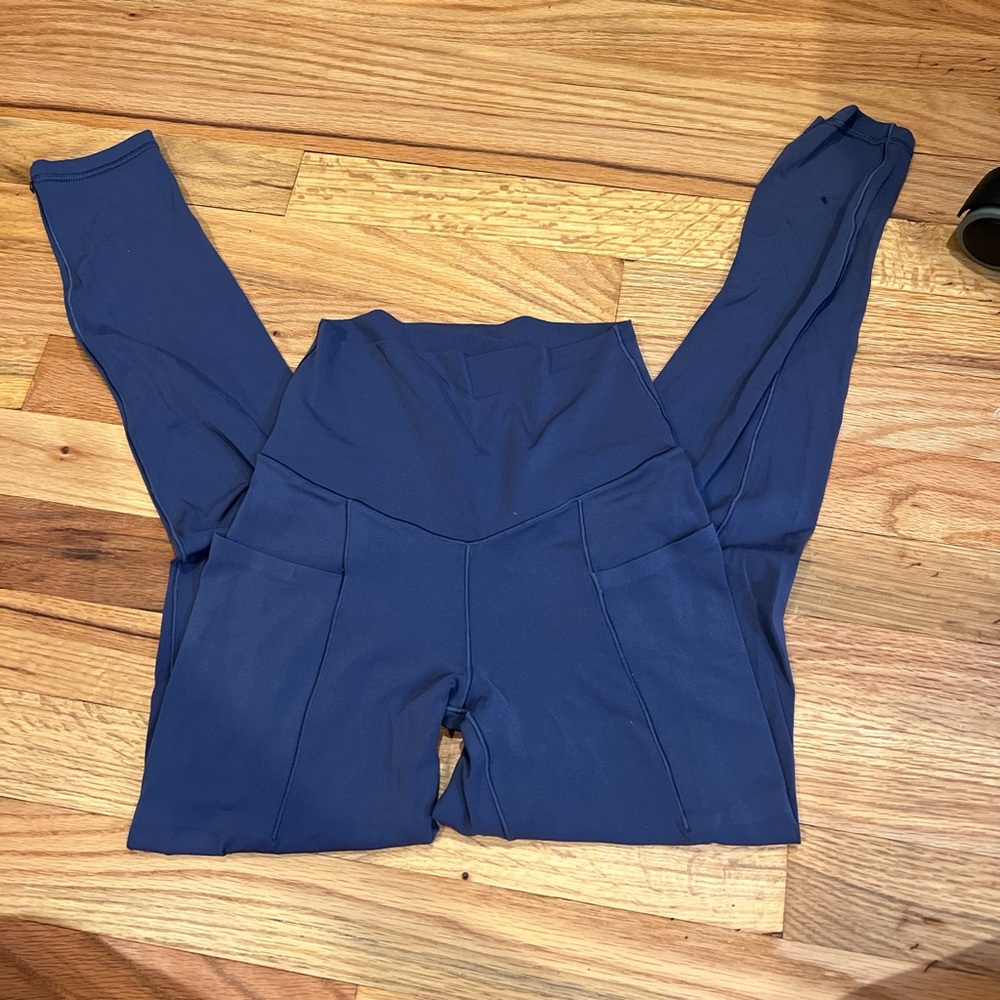 Aerie Blue Leggings with Structured Fit